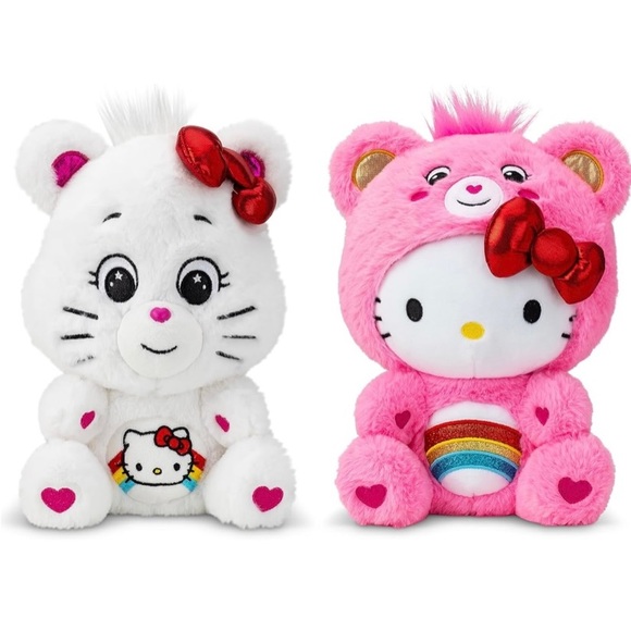 Hello kitty Care Bear Set of (2) Plush - Picture 6 of 9